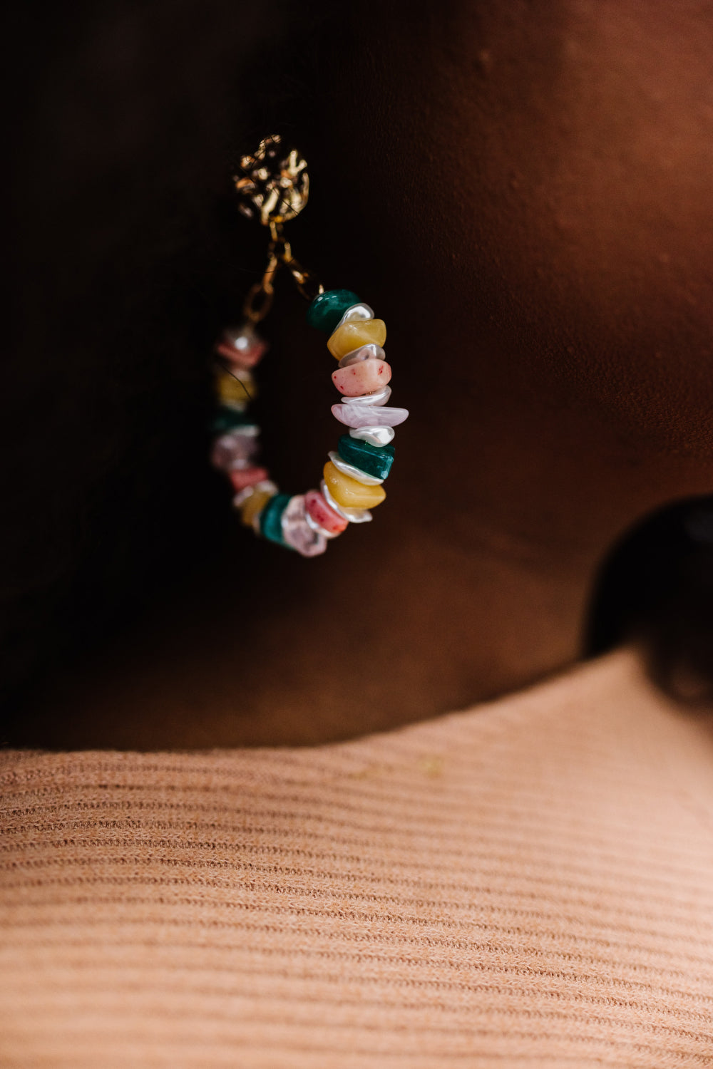 LA3accessories Make a Statement Beaded Earrings